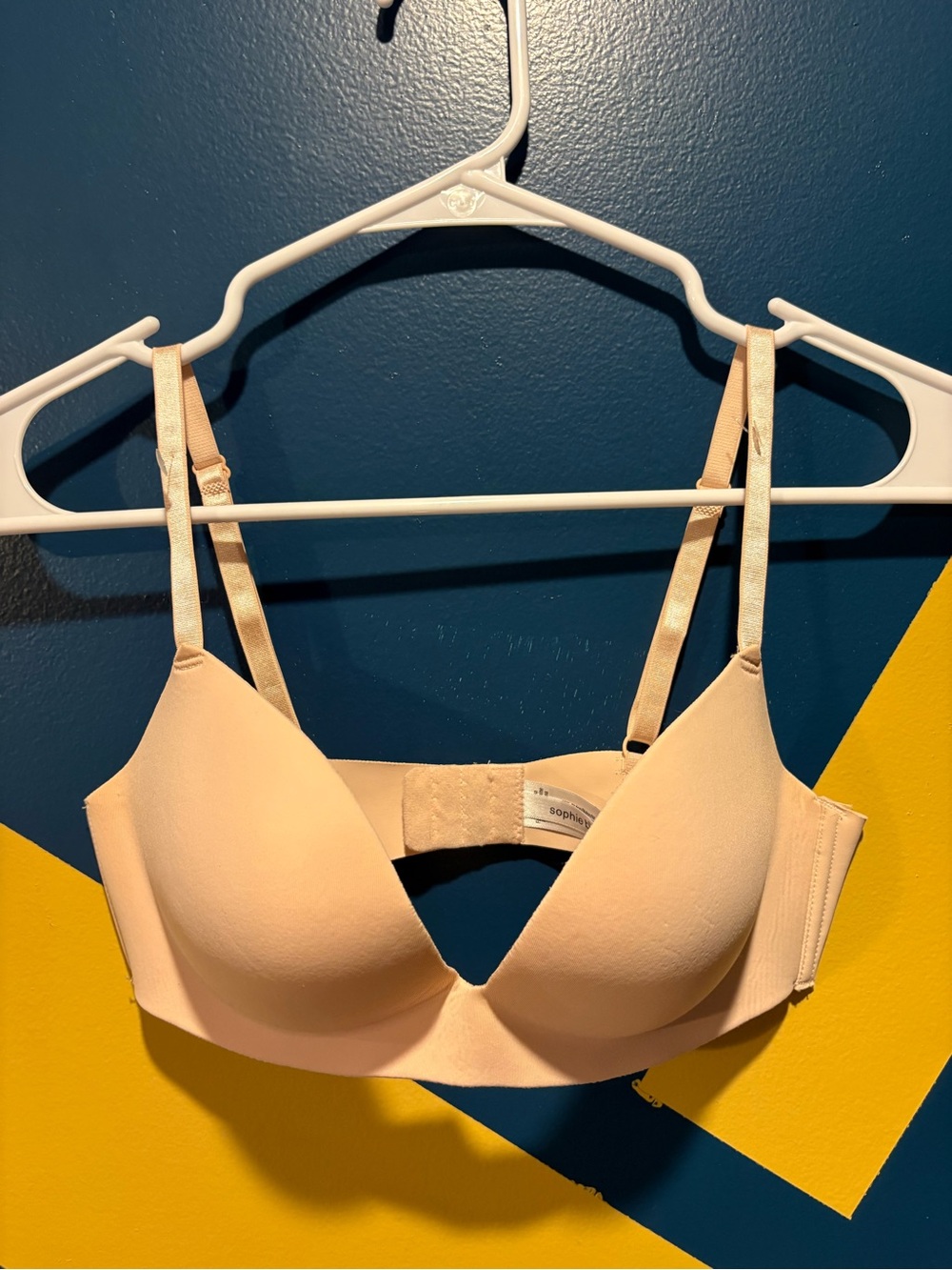 Sophie B Beige Wirefree Push-up Bra NWOT